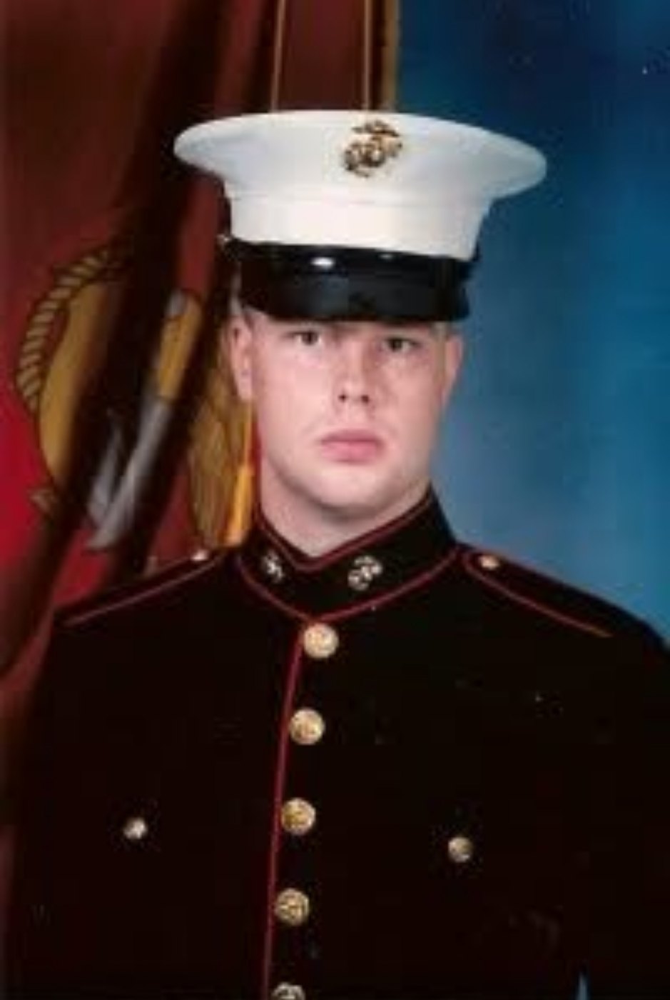 David in his USMC dress blues